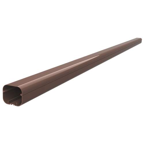 TS leidinggoot 2mtr T72-EXC br uin (RAL8017) (72x64mm)