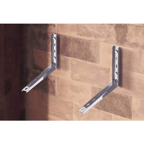 Rodigas wandbeugel MS111 RVS set van 2 L423 B321 H63