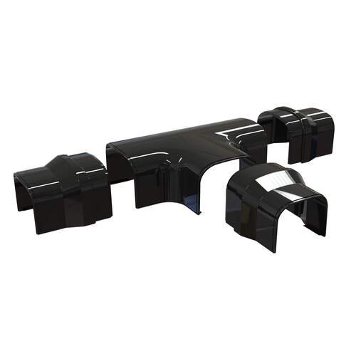 TS t-stuk DT75-OPT zwart (RAL9005)