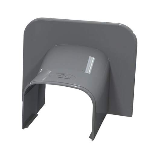 TS eindstuk plafond/wand TA102-OPT antraciet (RAL7016)