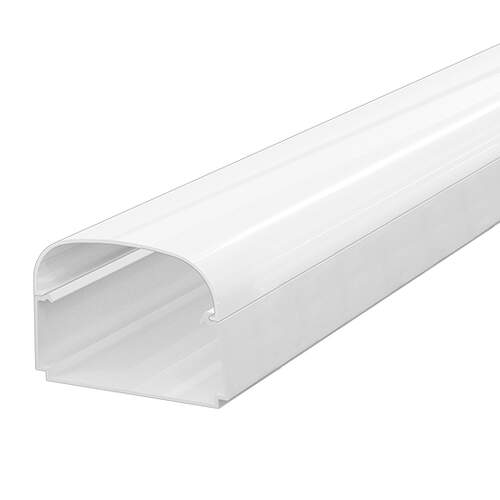TS leidinggoot 2mtr T35-OPT wit (RAL9010) (32x28mm)