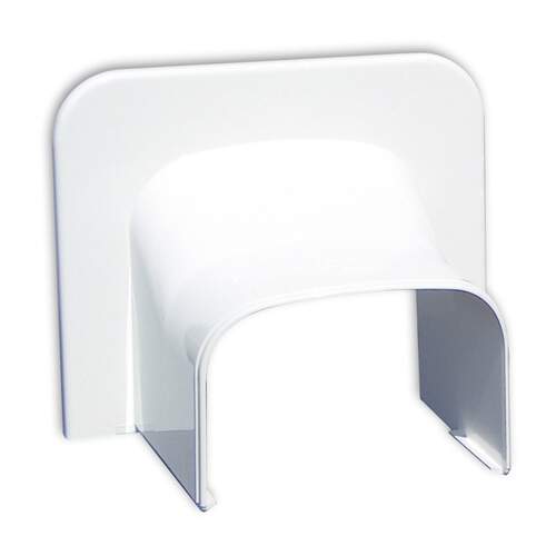 TS eindstuk plafond/wand TA62-OPT wit (RAL9010)