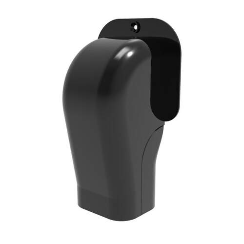 TS muur afdekkap TM100-EXC zwa rt (RAL9005)
