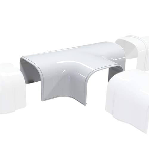 TS t-stuk DT75-OPT wit (RAL9010)