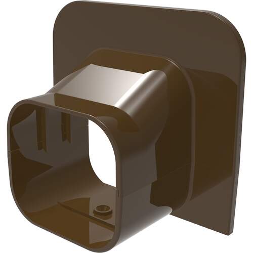 TS eindstuk plafond/wand TA72- EXC bruin (RAL8017)